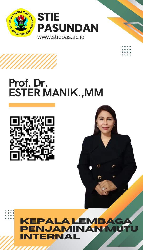 Prof. Dr.  ESTER MANIK.,MM